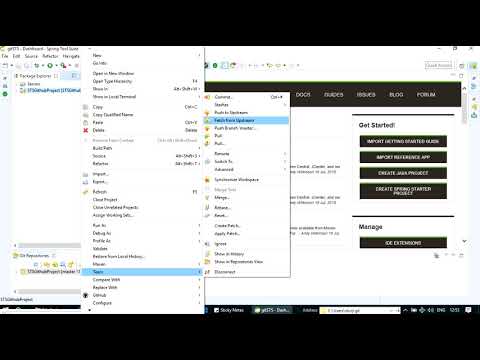 GitHub Integration with Spring Tools Suite